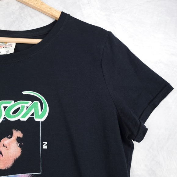 Vintage Poison T Shirt Womens Medium Talk Dirty To Me Concert Band Paper tag - Picture 4 of 13